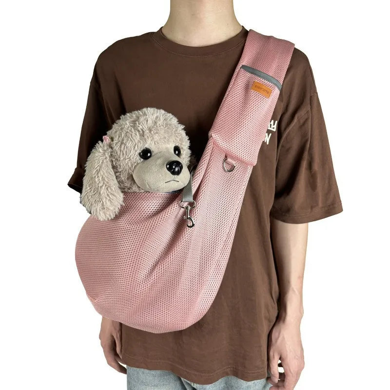 Pet Out Crossbody Bag Summer Cat Dog Pet Supplies Portable Breathable Pet Carriers Bags