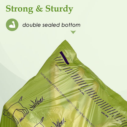 240 Count 13” X 9”Dog Poop Bags Rolls, Leakproof Strong & Sturdy Waste Bags for Doggie Cat Pet